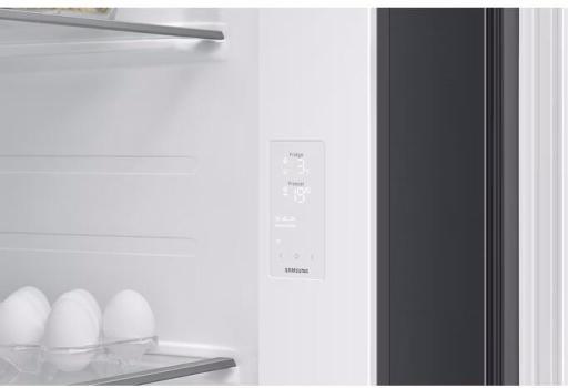 Samsung RS80F65KDFEF Stand Side-by-Side Kombination, 91,2 cm breit, 640 L, NoFrost+, Wassertank, WIFI, Wasser-/Eiswürfel, schwarz