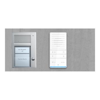 ARDEBO.de TCS PAUF021/001 audio:pack Unterputz für 2 Wohneinheiten, mit Außenstation PUK 2 Klingeltasten + 2 x Freisprecher ISW5031 + Steuergerät BVS20