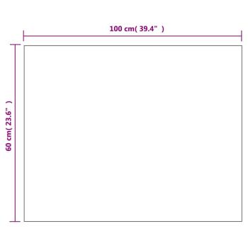 Wandspiegel ohne Rahmen mit LED-Beleuchtung Rechteckig Glas