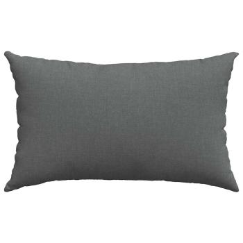 Sofakissen 2 pcs Dunkelgrau 50 x 30 cm