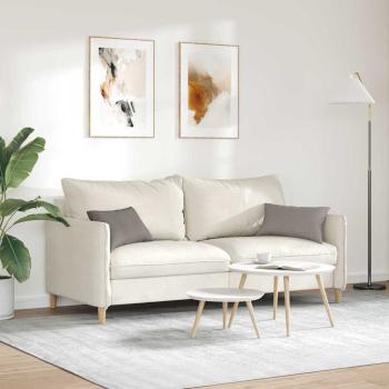 Sofakissen 2 pcs Taupe 50 x 30 cm