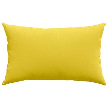 Sofakissen 2 Stk. Stoff Helles Gelb 50 x 30 cm