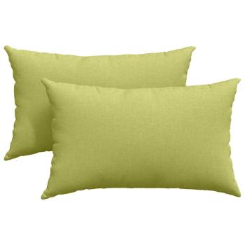 Sofakissen 2 pcs Hellgrün 50 x 30 cm