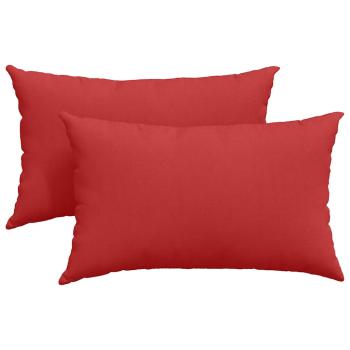 Sofakissen 2 pcs Rot 50 x 30 cm