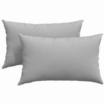 Sofakissen 2 pcs Grau 50 x 30 cm