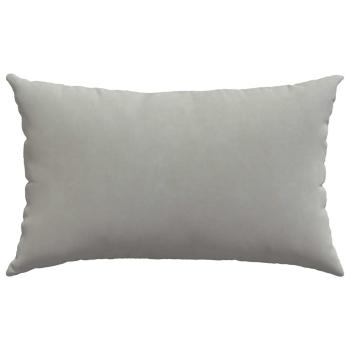 Sofa Kissen 2 pcs Hellgrau 50 x 30 cm