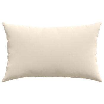 Sofa Kissen 2 pcs Beige 50 x 30 cm