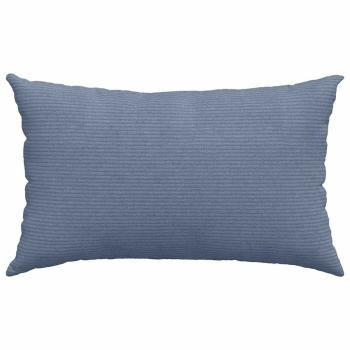 Sofakissen 2 pcs Blau 50 x 30 cm Cordstoff