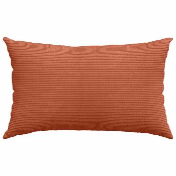 Sofakissen 2 pcs Rot-Orange 50 x 30 cm Cordstoff