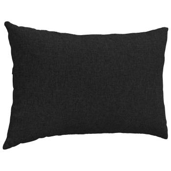 Sofakissen 2 pcs Schwarz 60 x 40 cm