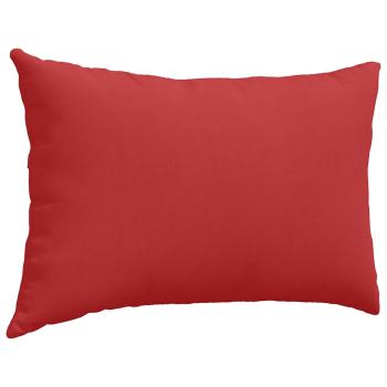 Sofakissen 2 pcs Rot 60 x 40 cm Stoff