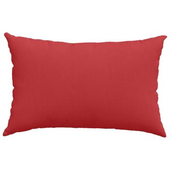 Sofakissen 2 pcs Rot 60 x 40 cm Stoff