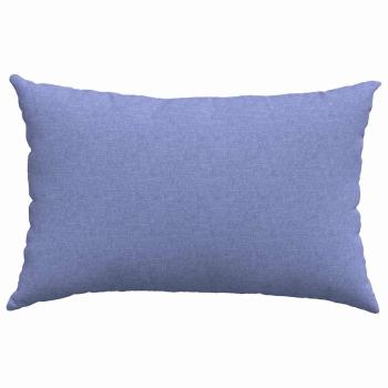 Sofakissen 2 pcs Blau 60 x 40 cm Stoff