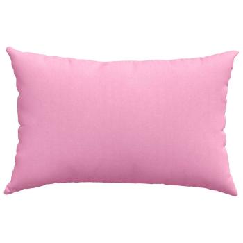 Sofakissen 2 Stk. Stoff Rosa 60 x 40 cm