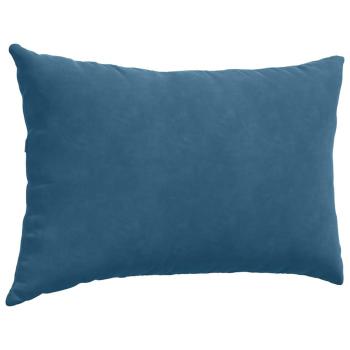Sofakissen 2 pcs Blau 60 x 40 cm Cordstoff