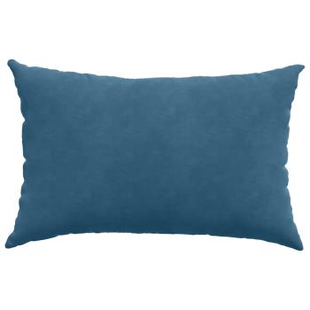 Sofakissen 2 pcs Blau 60 x 40 cm Cordstoff