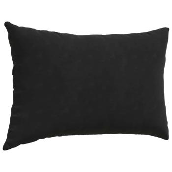 Sofakissen 2 pcs Schwarz 60 x 40 cm Cordstoff