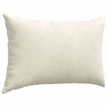 Sofakissen 2 pcs Creme 60 x 40 cm Cordstoff