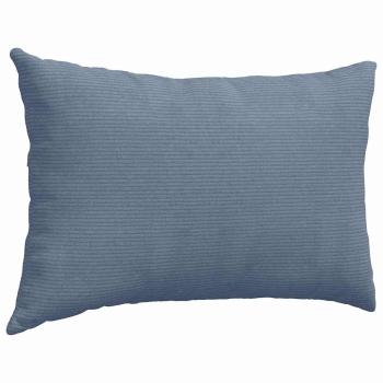 Sofakissen 2 pcs Blau 60 x 40 cm Cordstoff