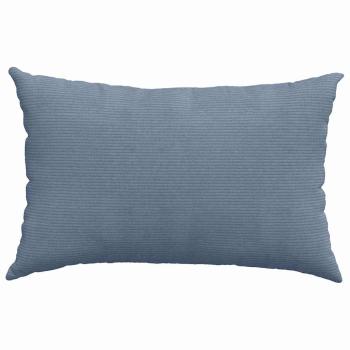 Sofakissen 2 pcs Blau 60 x 40 cm Cordstoff