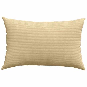 ARDEBO.de - Sofakissen 2 pcs Grau-Grün 60 x 40 cm Cordstoff