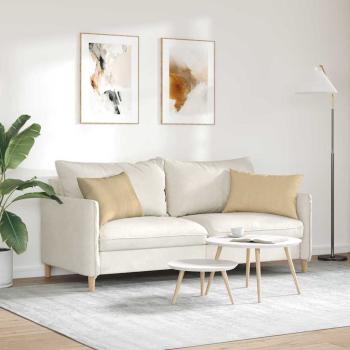 Sofakissen 2 pcs Grau-Grün 60 x 40 cm Cordstoff