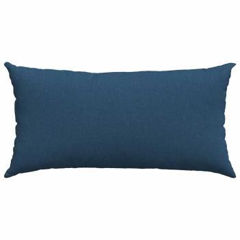 Sofakissen 2 pcs Blau 80 x 40 cm Stoff