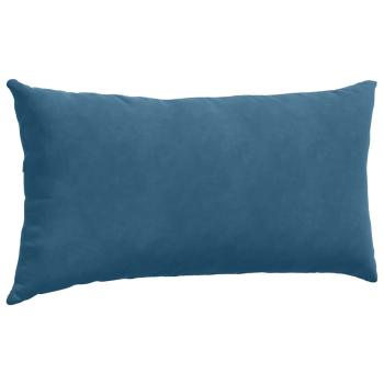 Sofakissen 2 pcs Blau 80 x 40 cm Cordstoff