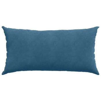 Sofakissen 2 pcs Blau 80 x 40 cm Cordstoff