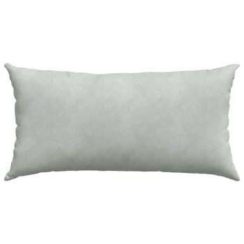 Sofakissen 2 Stück Hellgrau 80 x 40 cm Cordstoff