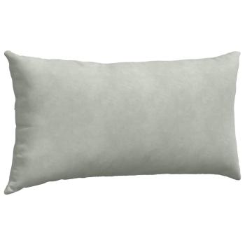 Sofakissen 2 pcs Hellgrau 80 x 40 cm Cordstoff