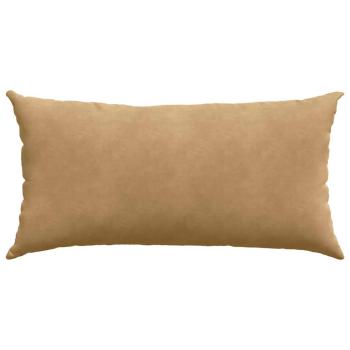 Sofakissen 2 Stück Braun 80 x 40 cm Cordstoff