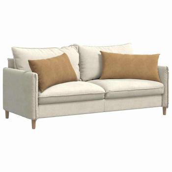 Sofakissen 2 pcs Braun 80 x 40 cm Cordstoff