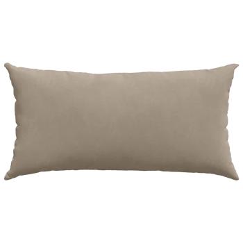 Sofa Kissen 2 pcs Taupe 80 x 40 cm