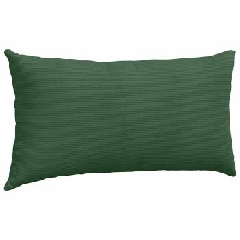 Sofakissen 2 pcs Dunkelgrün 80 x 40 cm Cordstoff
