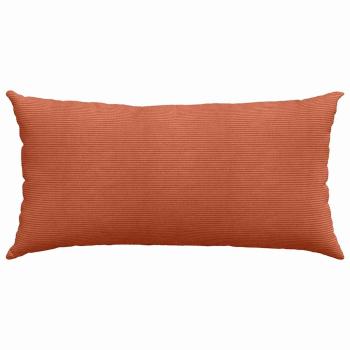 Sofakissen 2 pcs Rot-Orange 80 x 40 cm Cordstoff