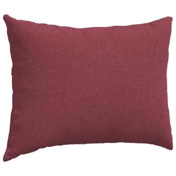 Sofakissen 2 pcs Weinrot 70 x 50 cm Stoff