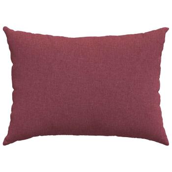 Sofakissen 2 pcs Weinrot 70 x 50 cm Stoff
