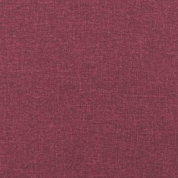 Sofakissen 2 pcs Weinrot 70 x 50 cm Stoff