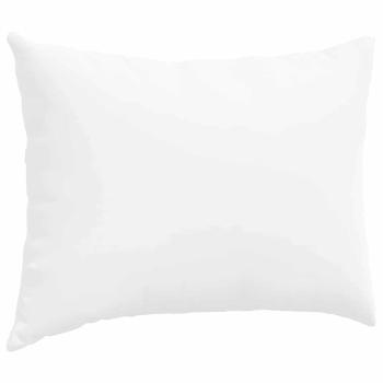 Sofakissen 2 pcs Weiß 70 x 50 cm Stoff