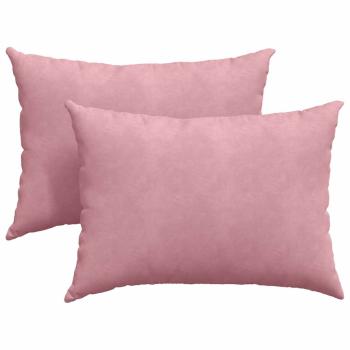 Sofakissen 2 pcs Rosa 70 x 50 cm Cordstoff