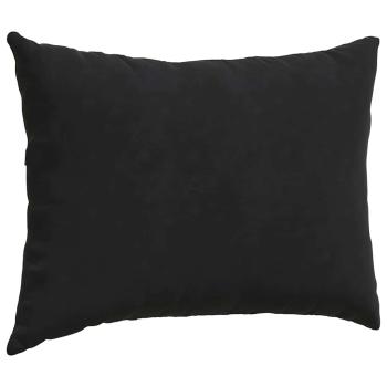 Sofakissen 2 pcs Schwarz 70 x 50 cm Cordstoff