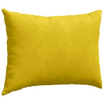 Sofakissen 2 pcs Gelb 70 x 50 cm Cordstoff