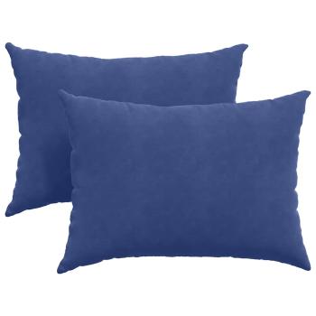 Sofakissen 2 pcs Polizeiblau 70 x 50 cm Cordstoff