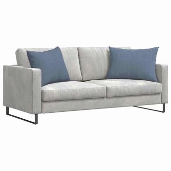 Sofakissen 2 pcs Blau 70 x 50 cm Cordstoff