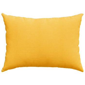 Sofakissen 2 Stück Helles Gelb 70 x 50 cm Cordstoff