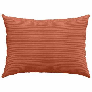 Sofakissen 2 pcs Rot-Orange 70 x 50 cm Cordstoff