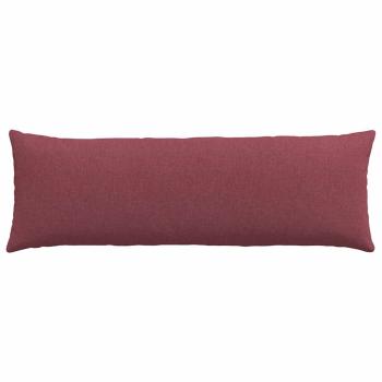 Sofakissen 2 pcs Weinrot 120 x 40 cm Stoff