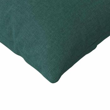 Sofakissen 2 pcs Dunkelgrün 120 x 40 cm Stoff