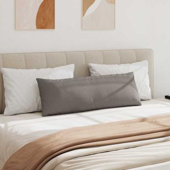 Sofakissen 2 pcs Taupe 120 x 40 cm Stoff